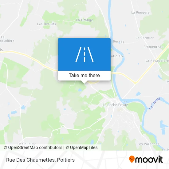 Mapa Rue Des Chaumettes