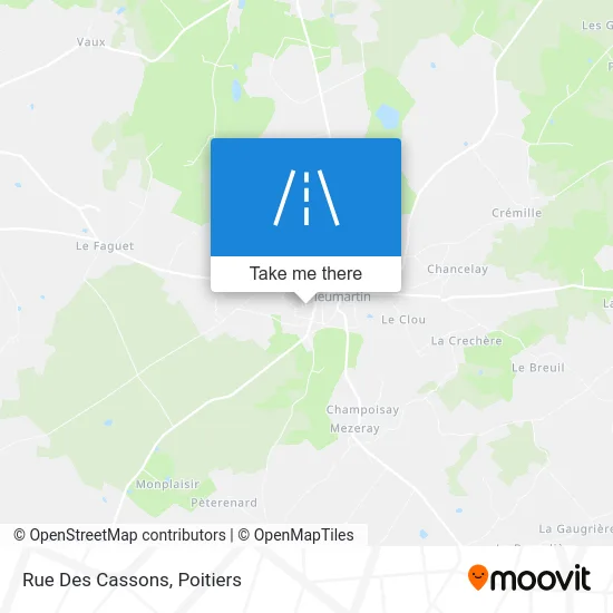 Rue Des Cassons map