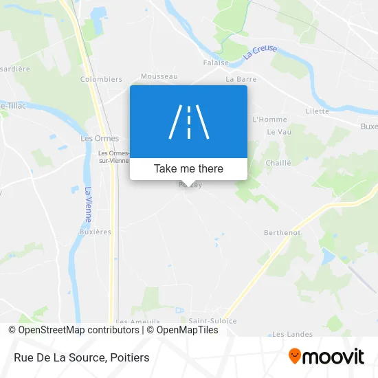 Mapa Rue De La Source