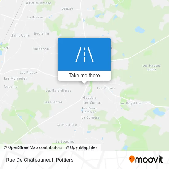 Rue De Châteauneuf map