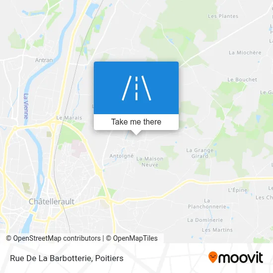 Rue De La Barbotterie map