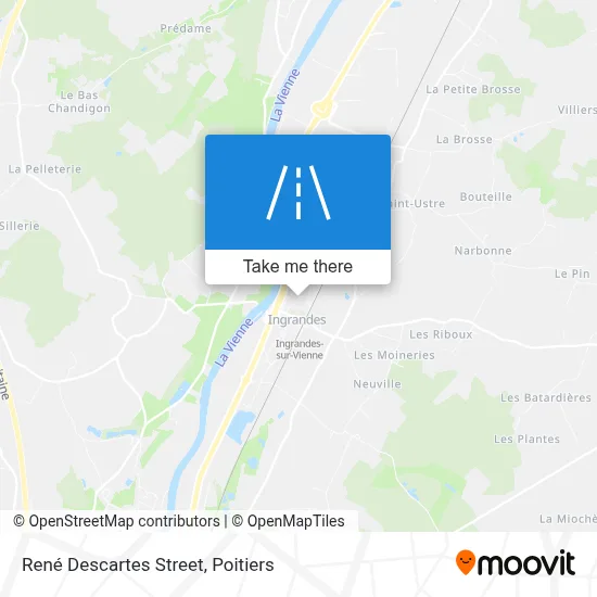 Rue René Descartes map