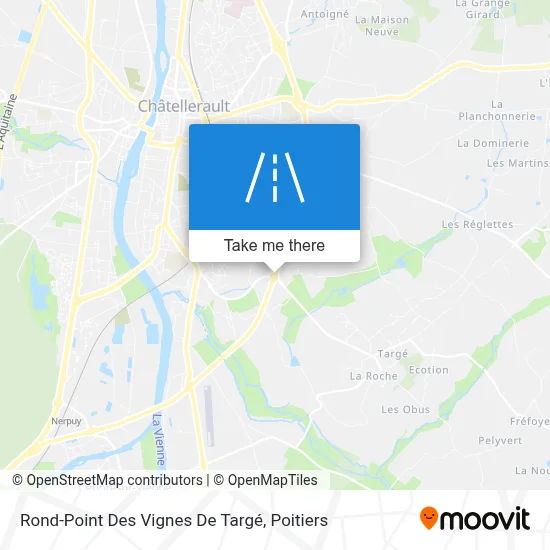 Rond-Point Des Vignes De Targé map