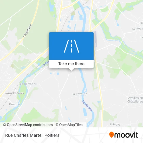 Rue Charles Martel map