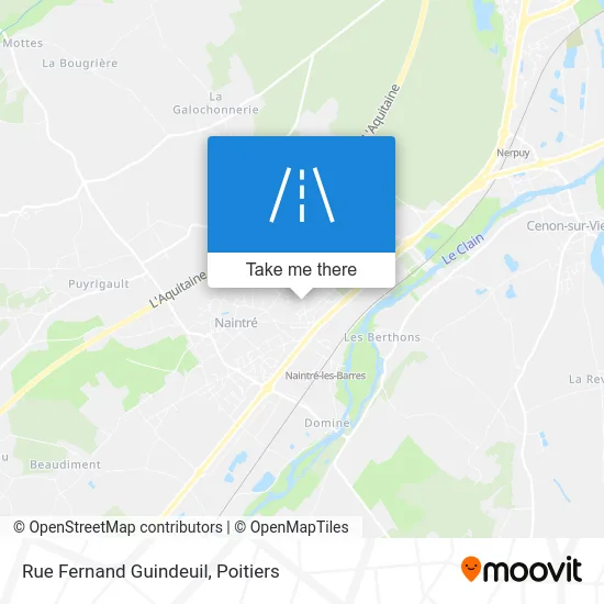 Rue Fernand Guindeuil map