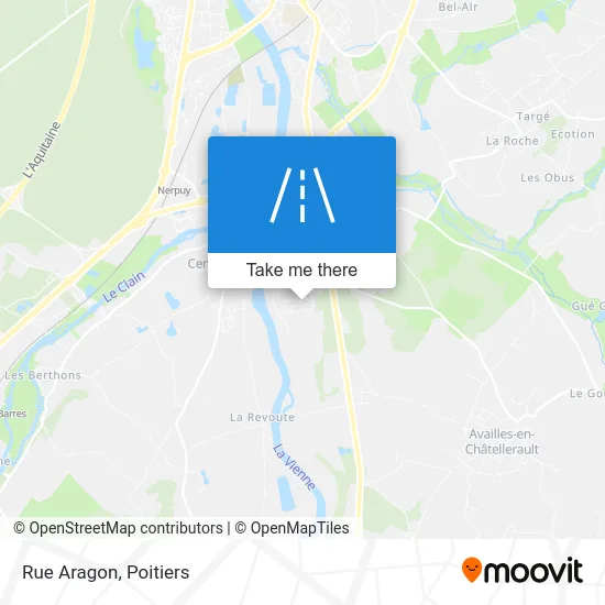 Rue Aragon map