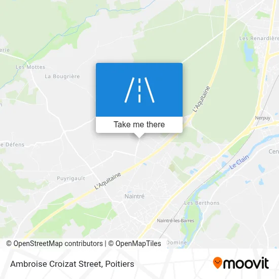 Rue Ambroise Croizat map