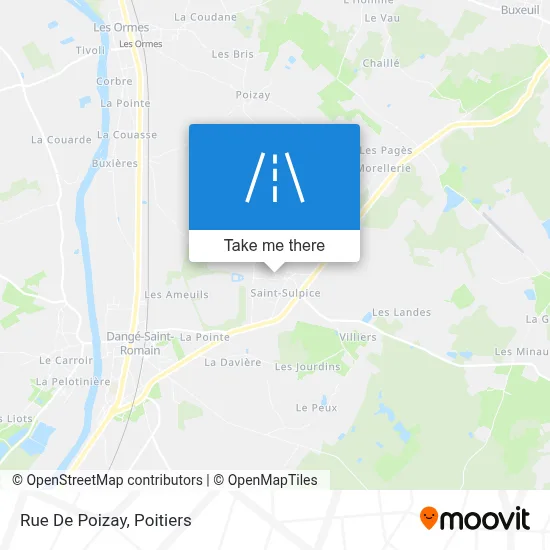 Rue De Poizay map