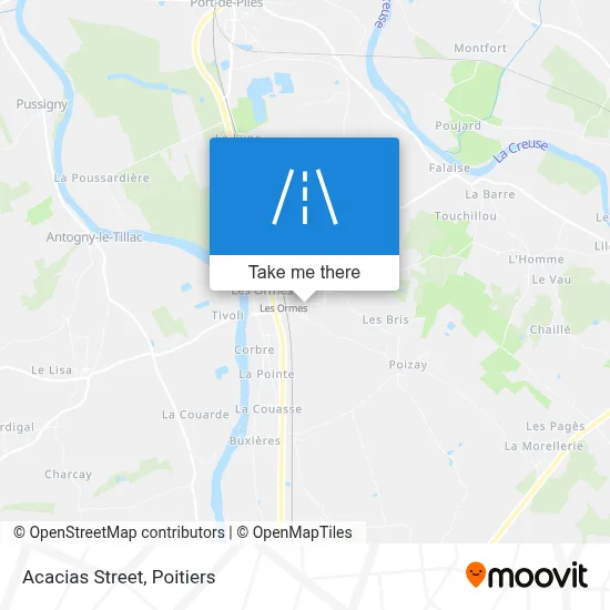 Rue Des Acacias map