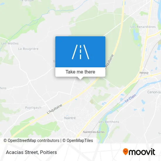 Rue Des Acacias map