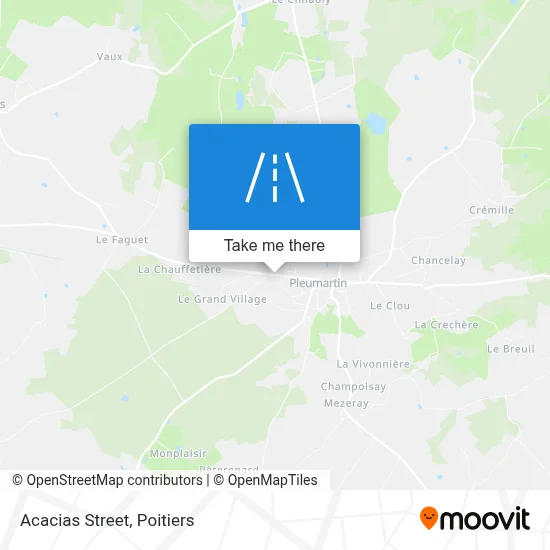Rue Des Acacias map