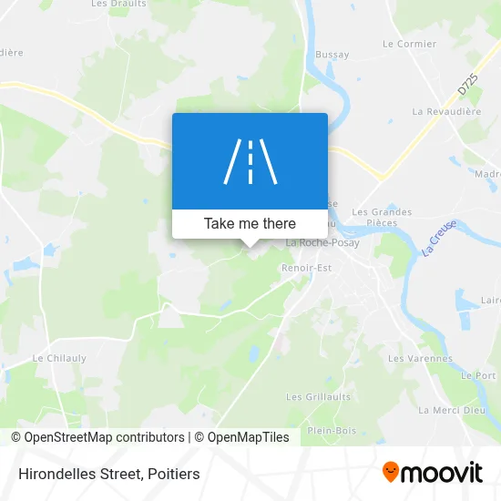 Rue Des Hirondelles map