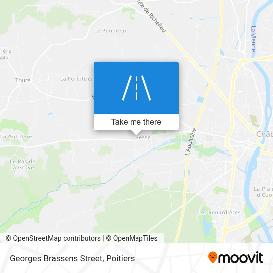 Rue Georges Brassens map