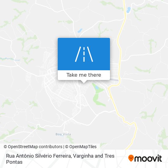 Rua Antônio Silvério Ferreira map