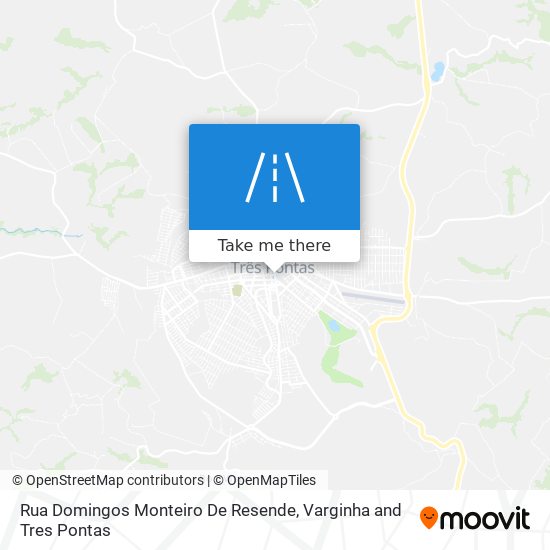 Mapa Rua Domingos Monteiro De Resende