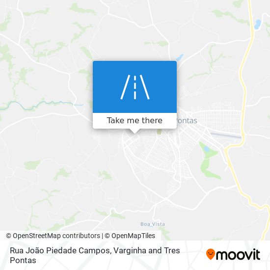 Mapa Rua João Piedade Campos