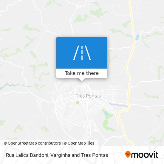 Mapa Rua Lalica Bandoni