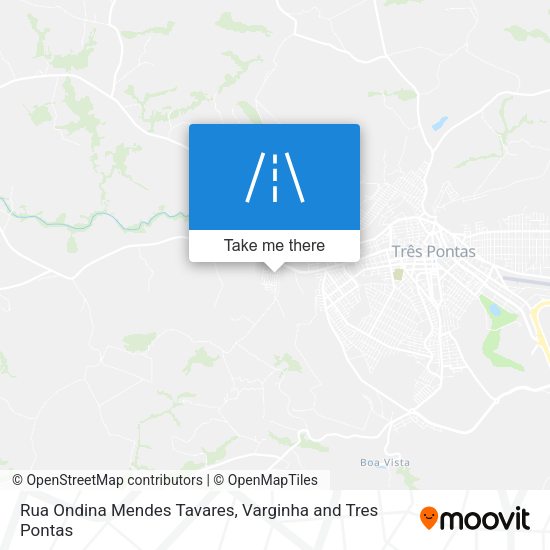 Rua Ondina Mendes Tavares map