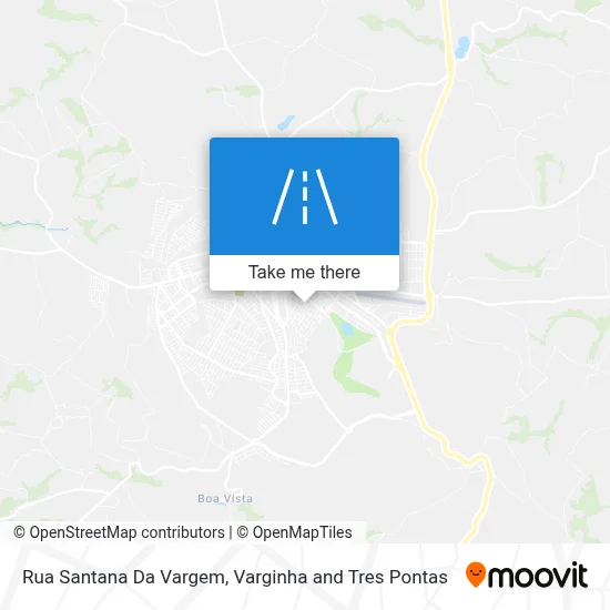 Rua Santana Da Vargem map