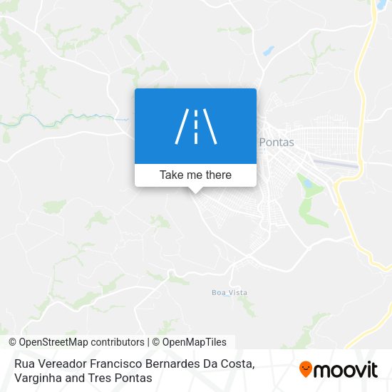 Rua Vereador Francisco Bernardes Da Costa map