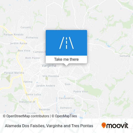 Alameda Dos Faisões map
