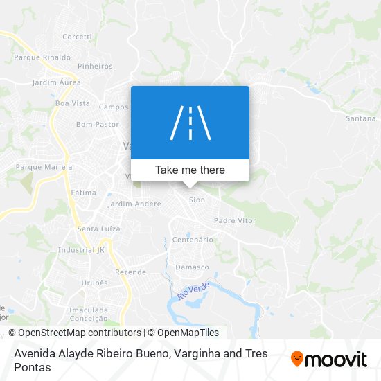 Mapa Avenida Alayde Ribeiro Bueno