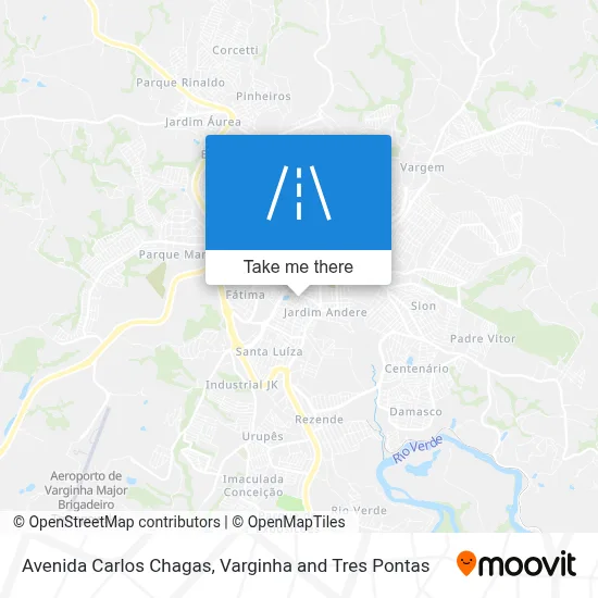 Avenida Carlos Chagas map