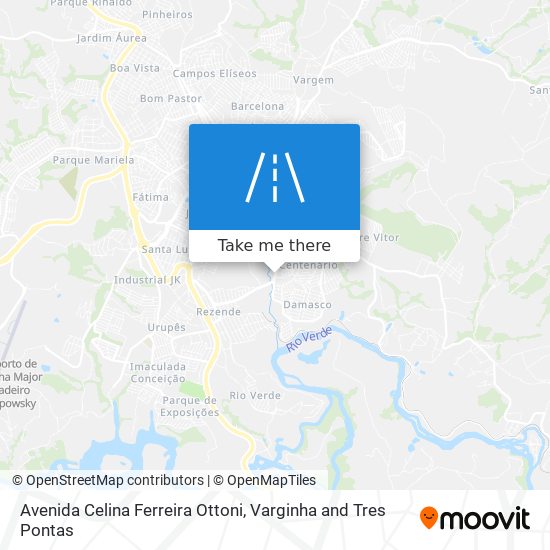 Mapa Avenida Celina Ferreira Ottoni