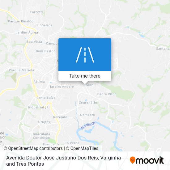 Avenida Doutor José Justiano Dos Reis map