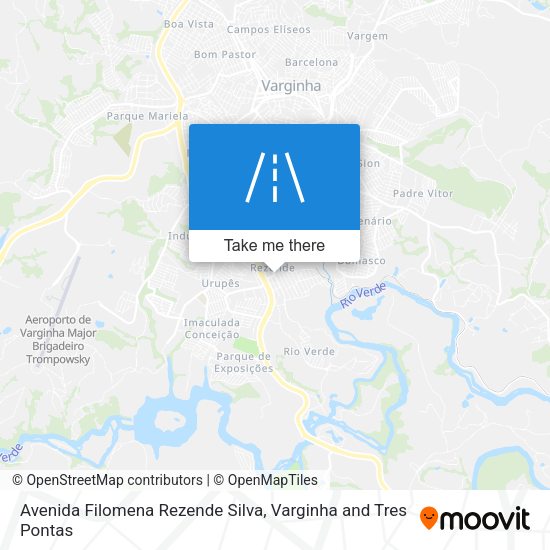Avenida Filomena Rezende Silva map