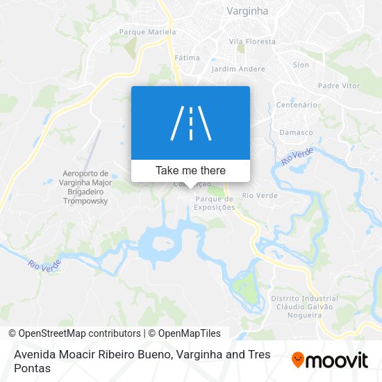 Avenida Moacir Ribeiro Bueno map