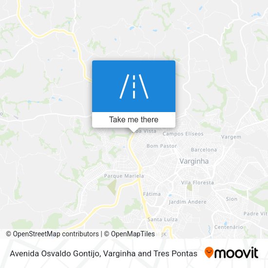 Avenida Osvaldo Gontijo map