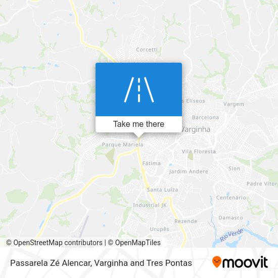 Passarela Zé Alencar map