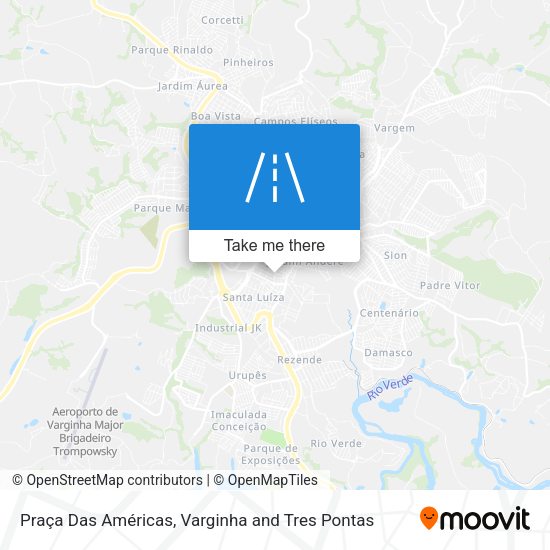 Praça Das Américas map