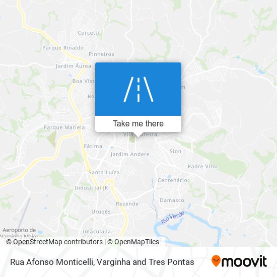 Rua Afonso Monticelli map