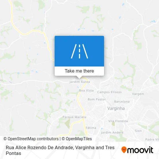 Rua Alice Rozendo De Andrade map