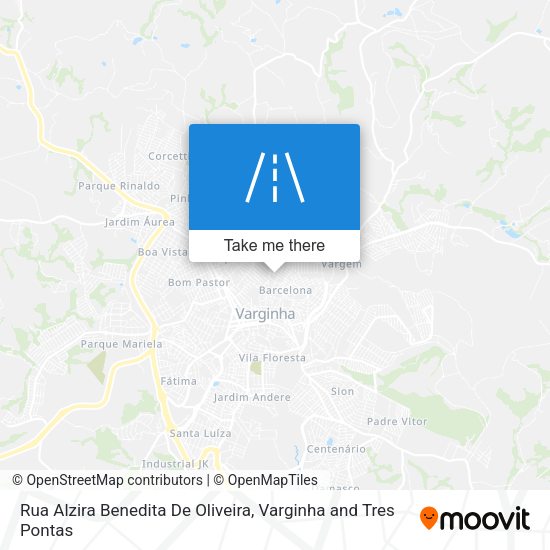 Rua Alzira Benedita De Oliveira map