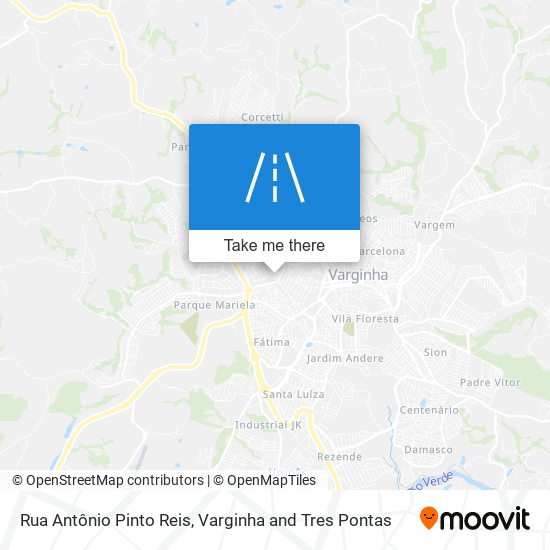 Mapa Rua Antônio Pinto Reis