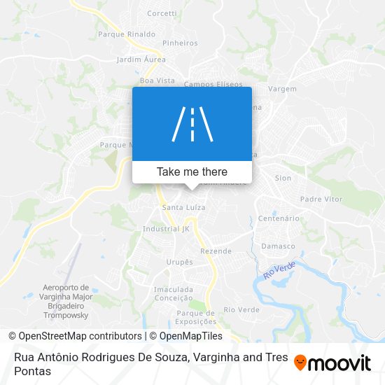 Rua Antônio Rodrigues De Souza map