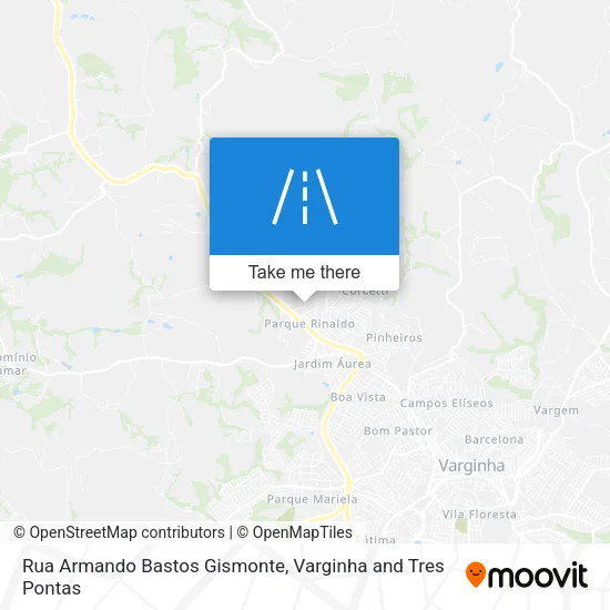 Rua Armando Bastos Gismonte map