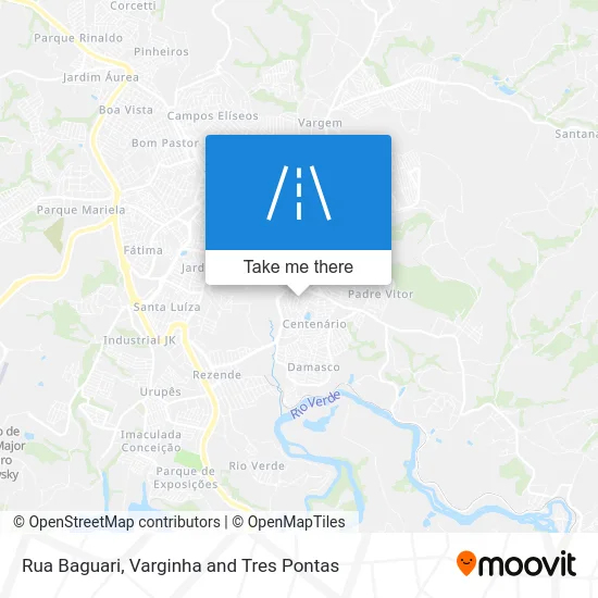 Rua Baguari map