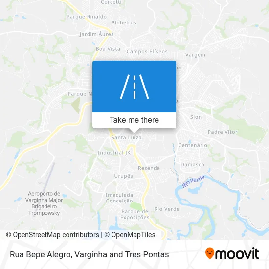 Rua Bepe Alegro map