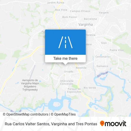 Rua Carlos Valter Santos map
