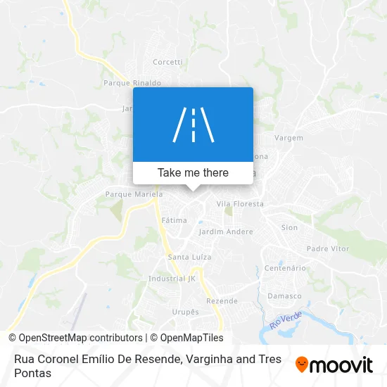 Rua Coronel Emílio De Resende map