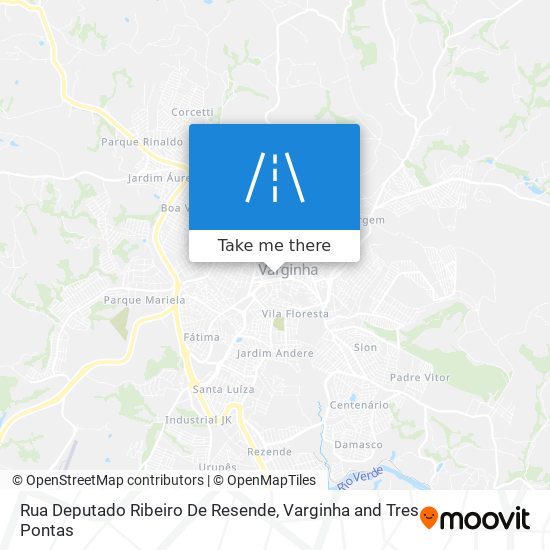 Mapa Rua Deputado Ribeiro De Resende