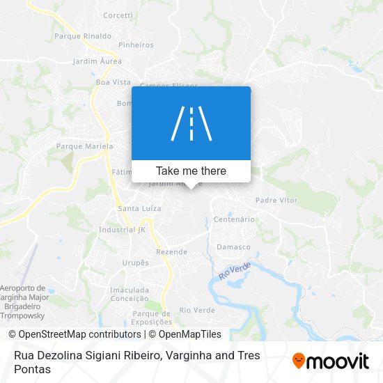 Rua Dezolina Sigiani Ribeiro map