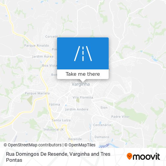 Mapa Rua Domingos De Resende