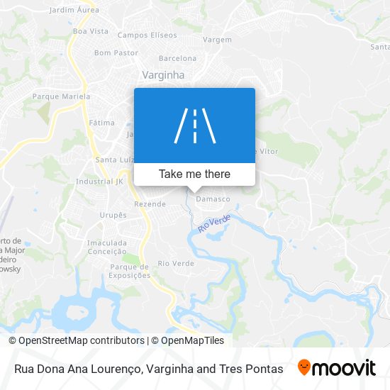 Mapa Rua Dona Ana Lourenço