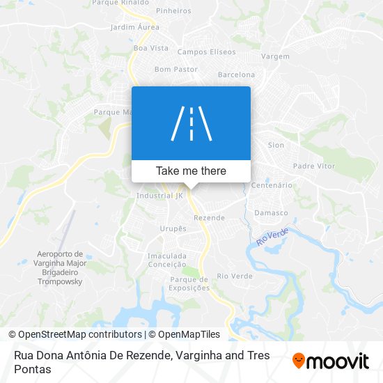 Mapa Rua Dona Antônia De Rezende