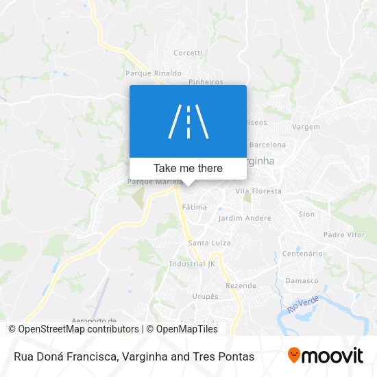Rua Doná Francisca map
